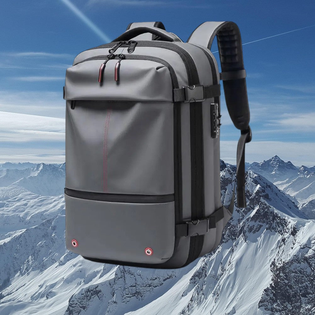 Sac à dos de voyage avec compression sous vide